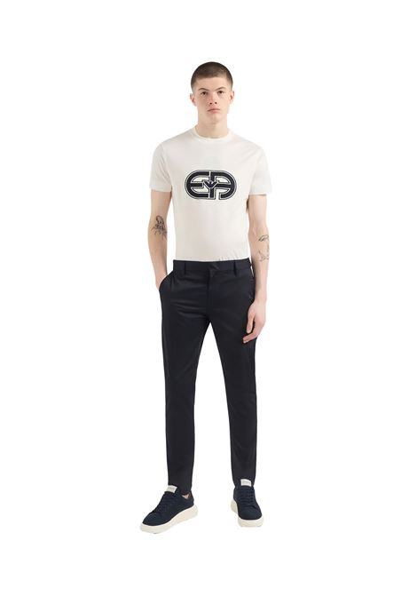 Cotton gabardine chino pants - ARMANI EXCHANGE - Finizio Collezioni